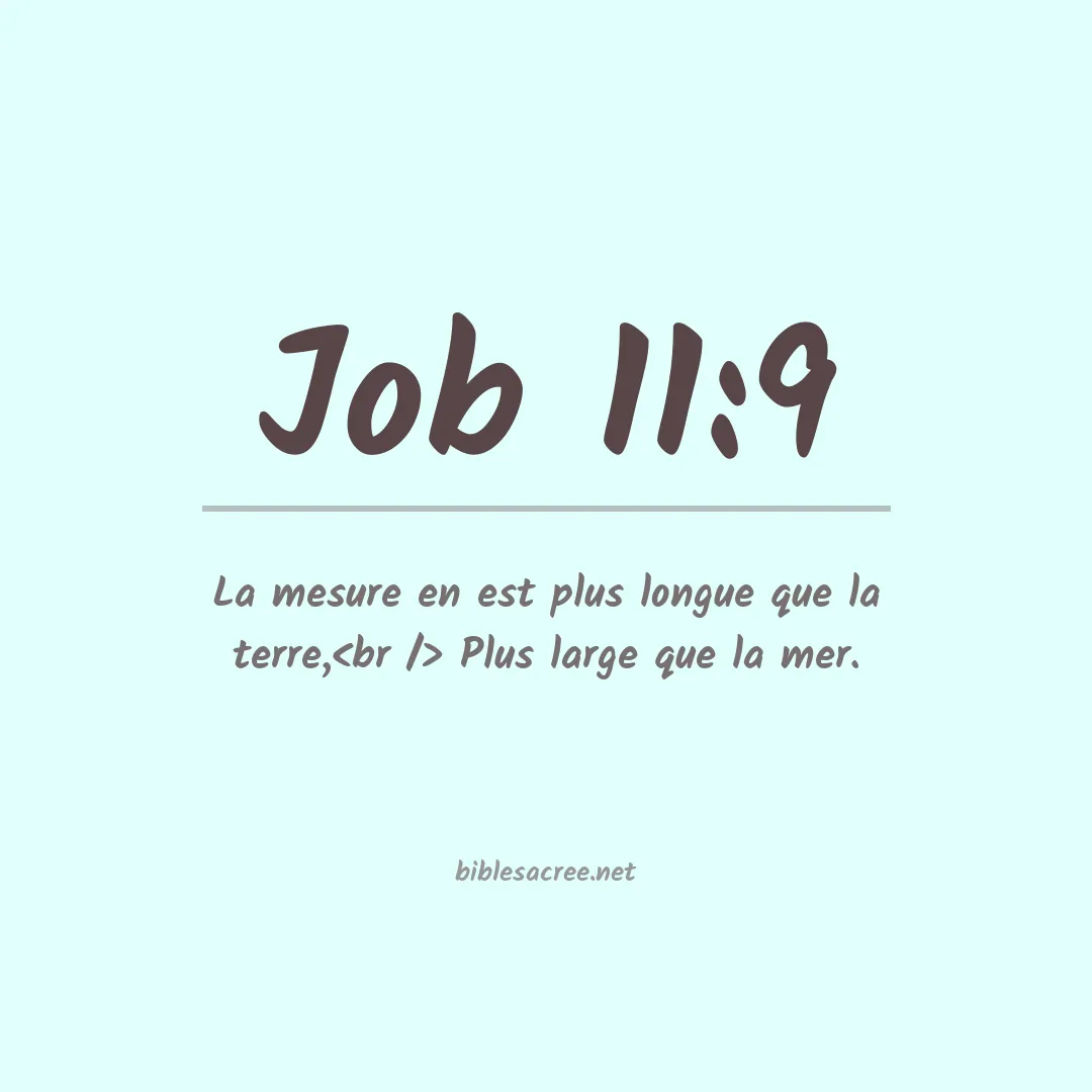 Job - 11:9