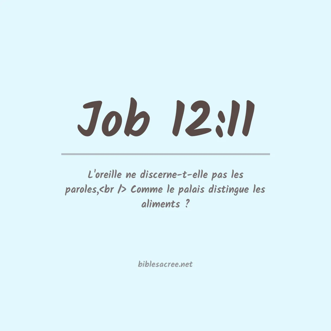 Job - 12:11