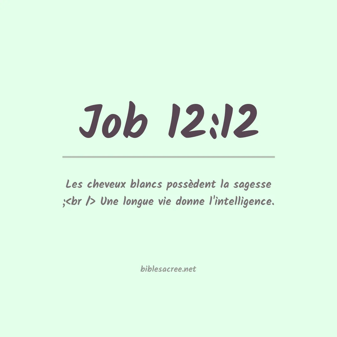 Job - 12:12
