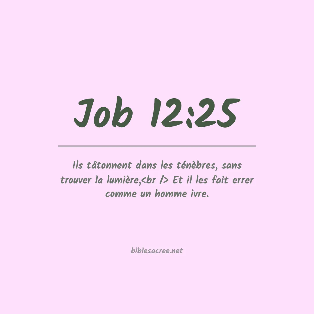 Job - 12:25