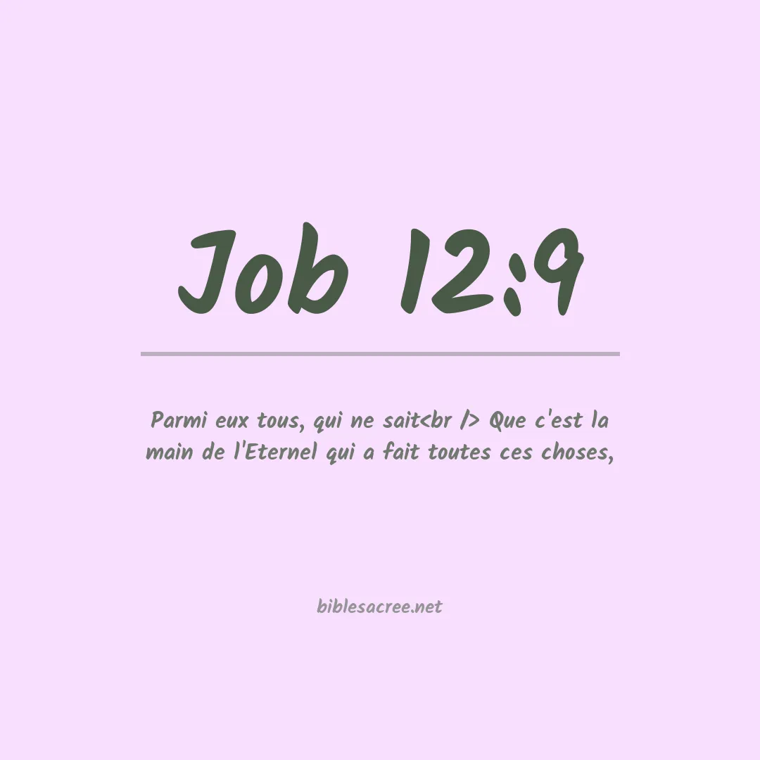 Job - 12:9