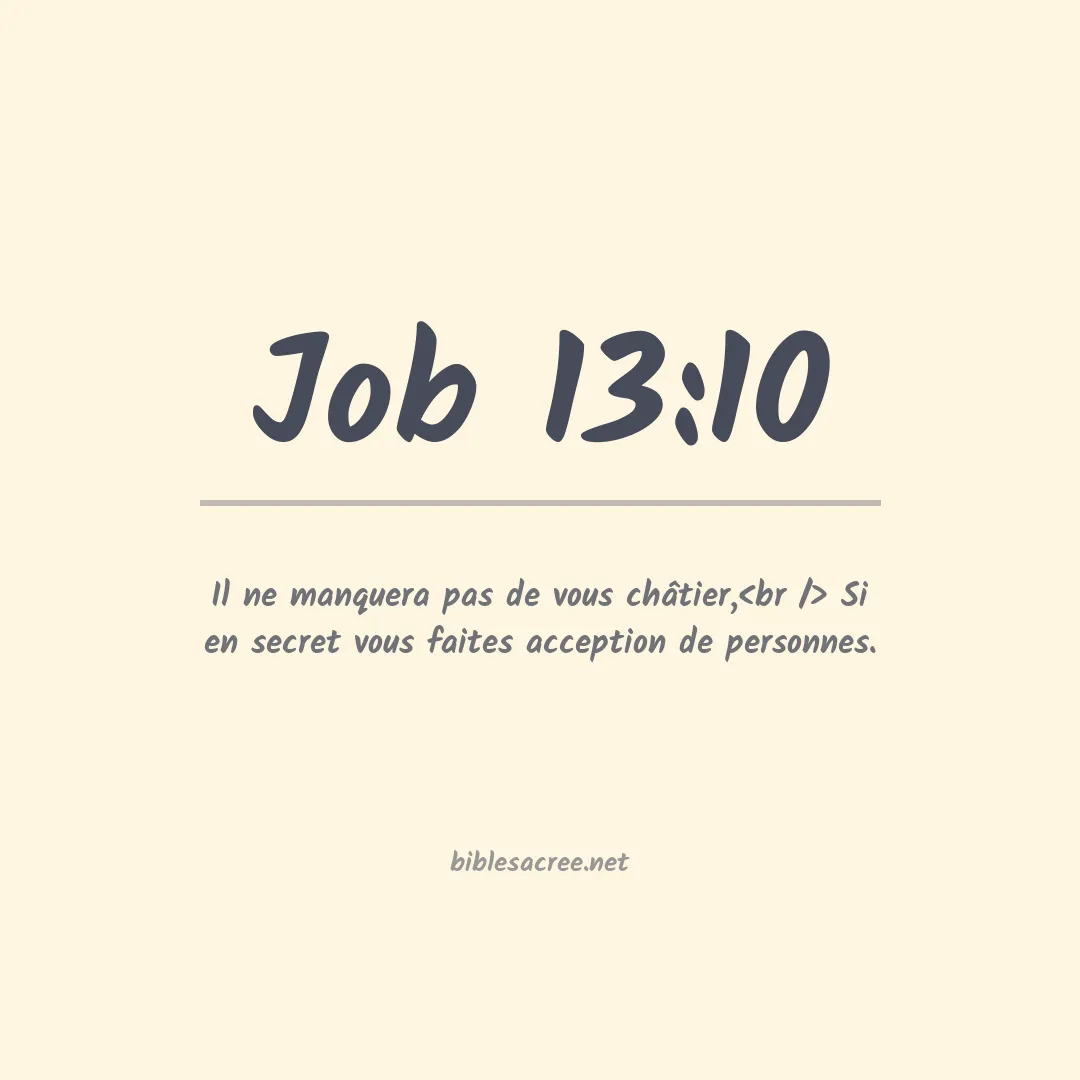 Job - 13:10