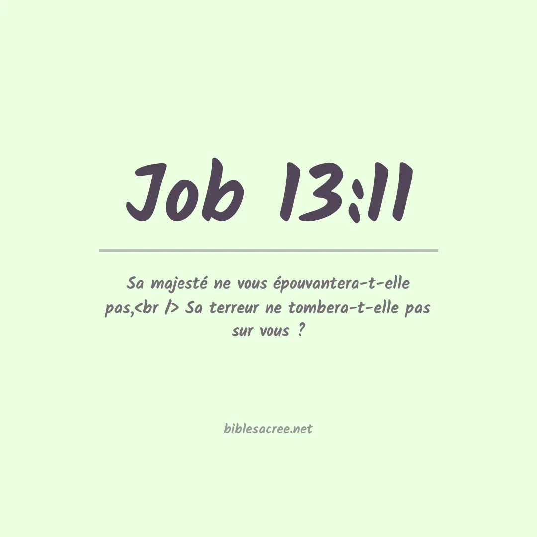 Job - 13:11