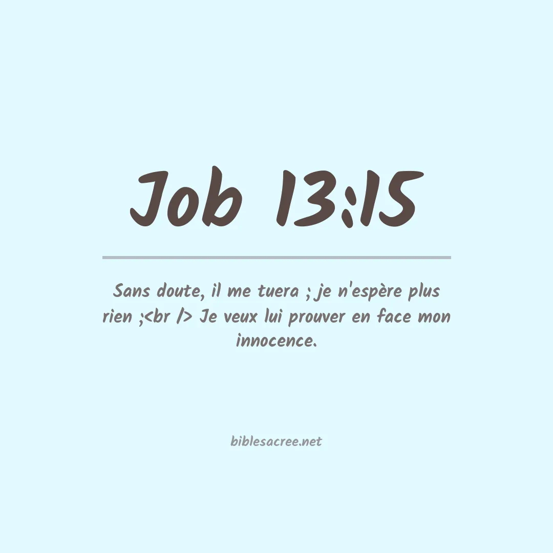 Job - 13:15