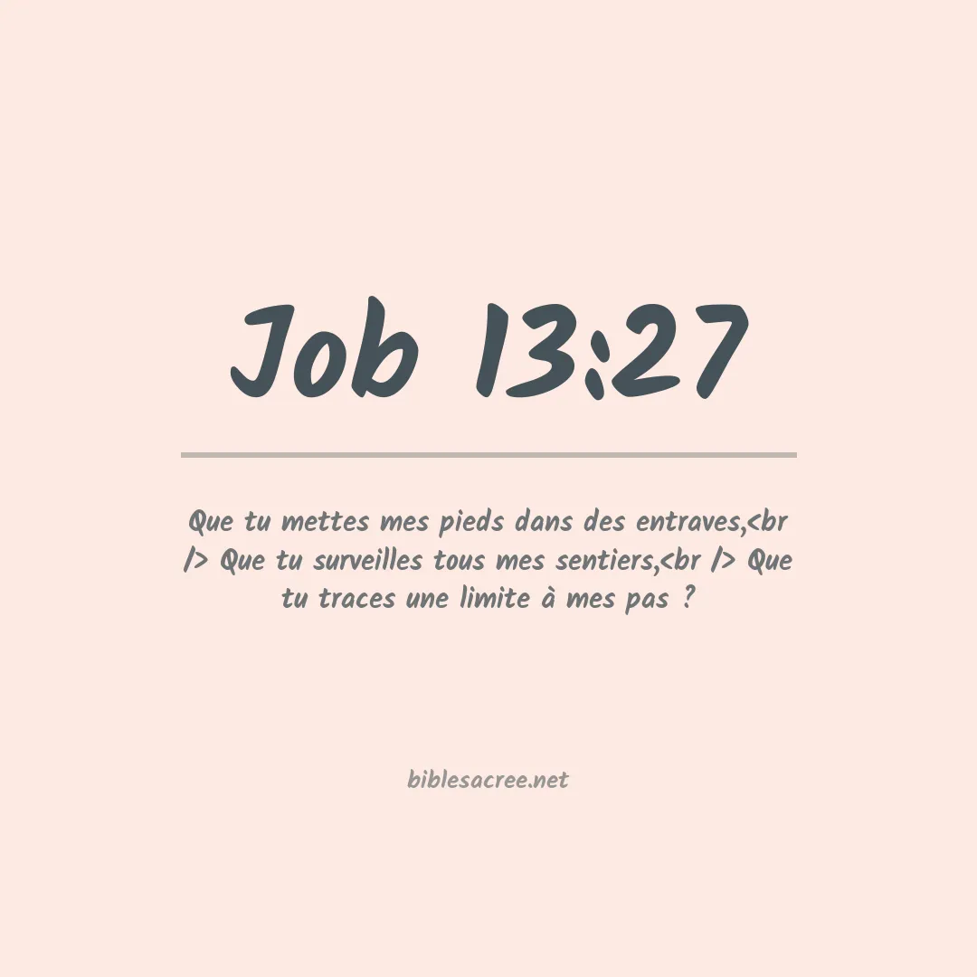 Job - 13:27