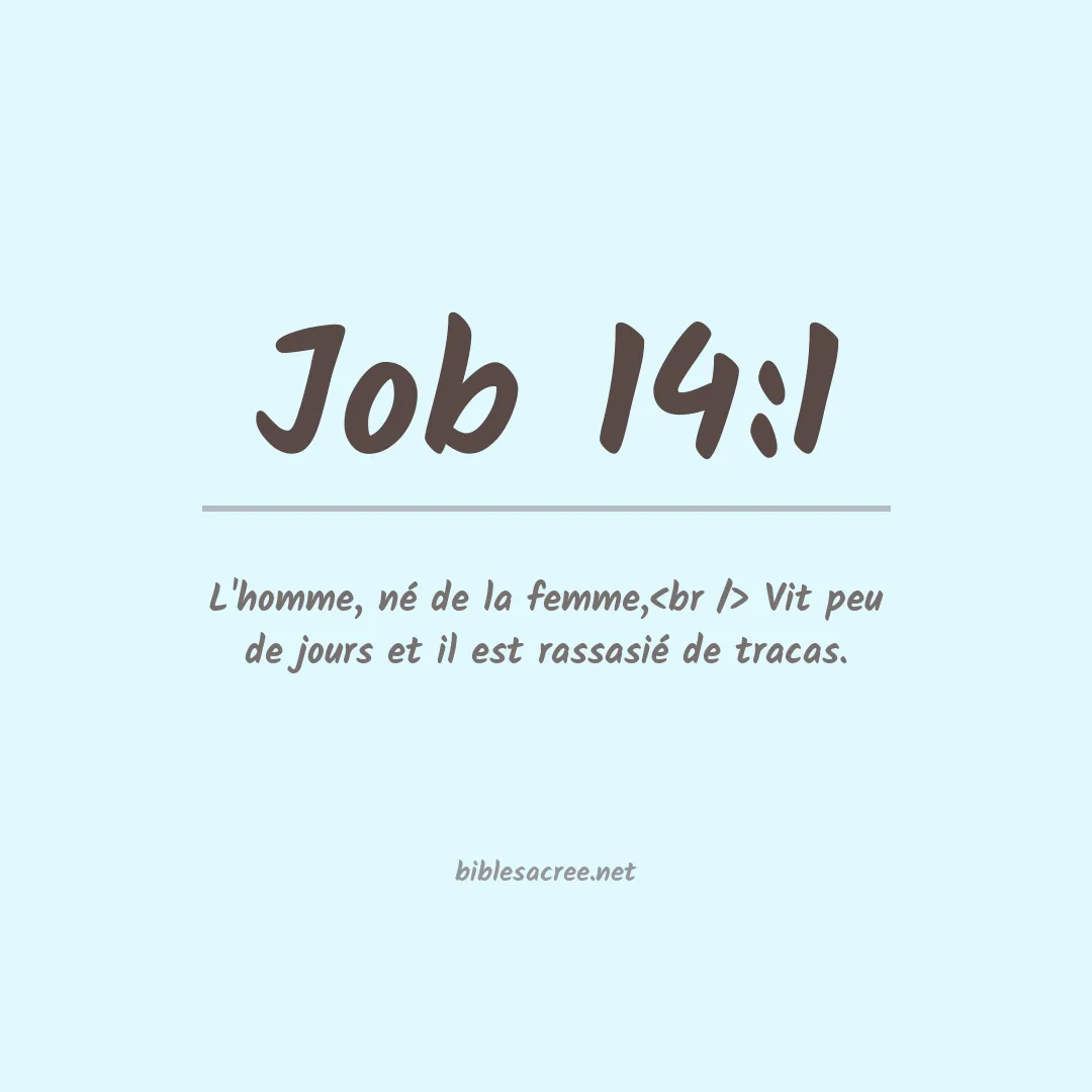 Job - 14:1