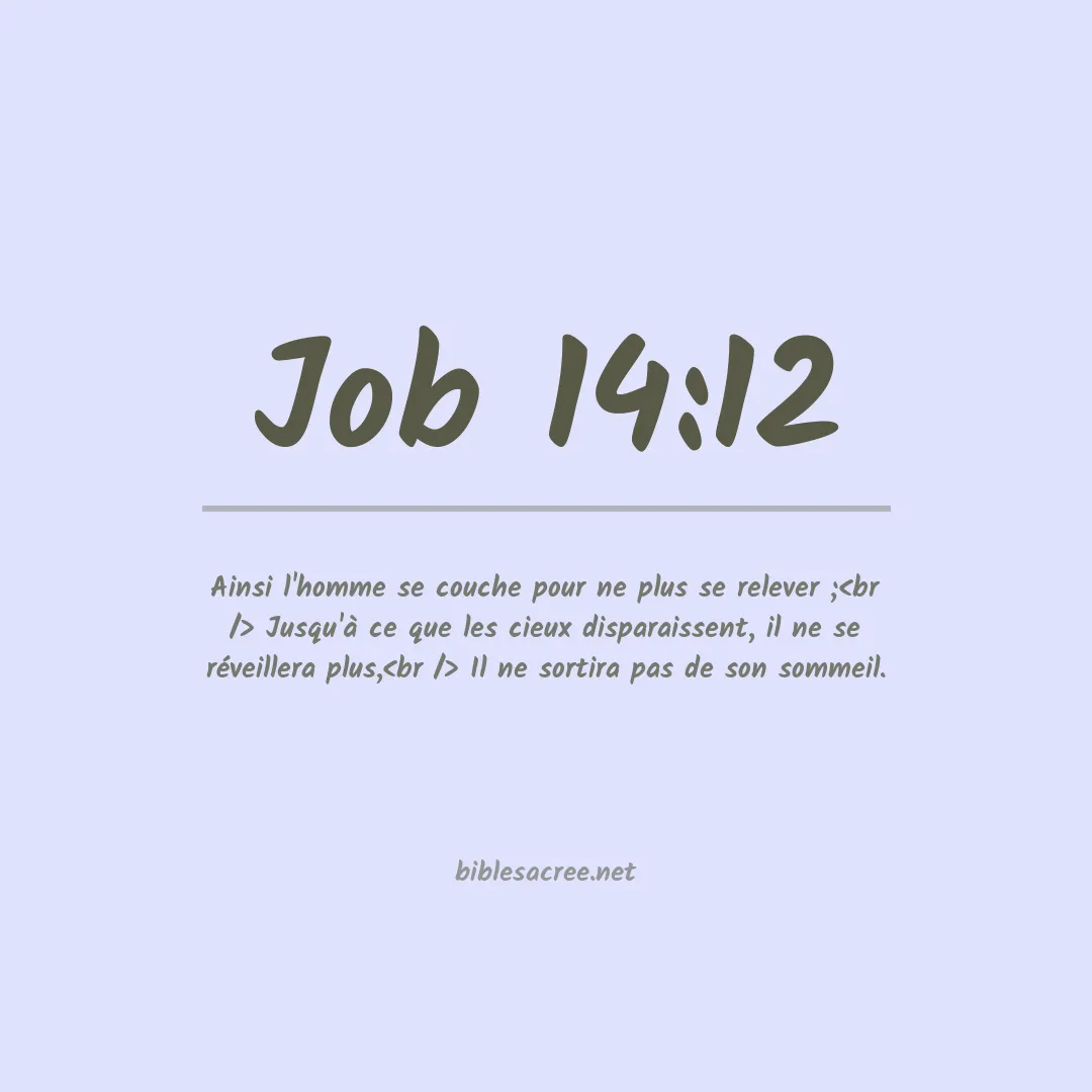 Job - 14:12