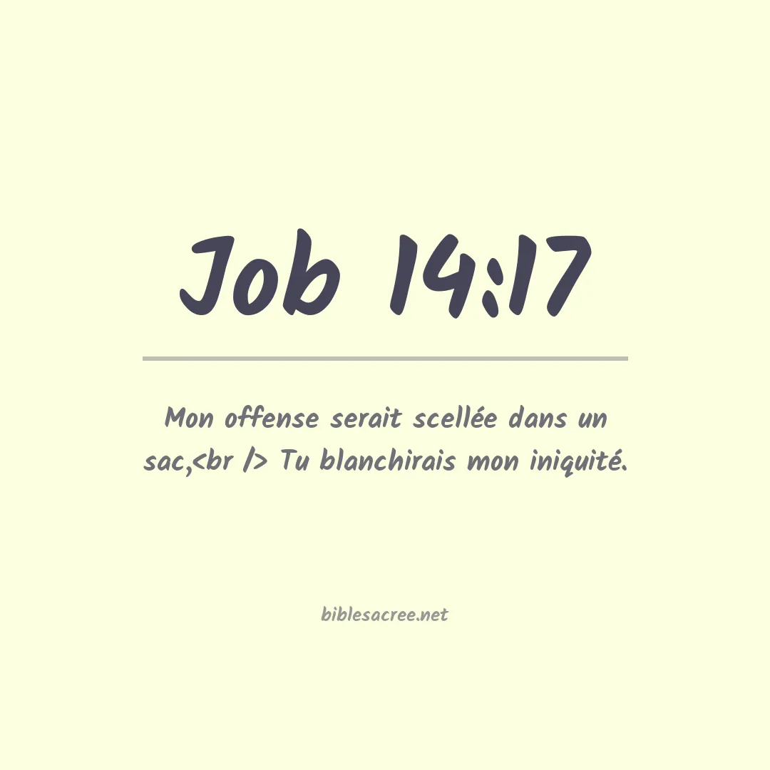 Job - 14:17