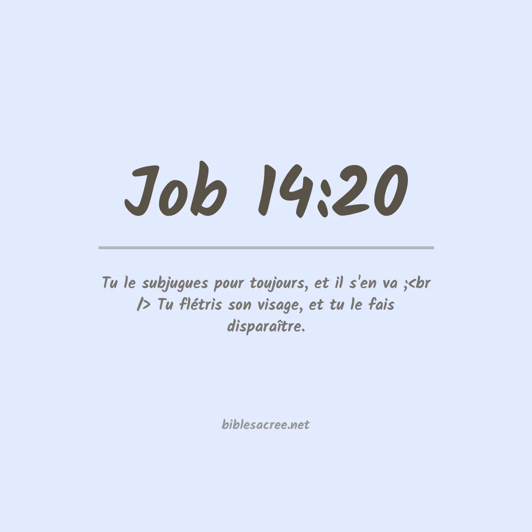 Job - 14:20