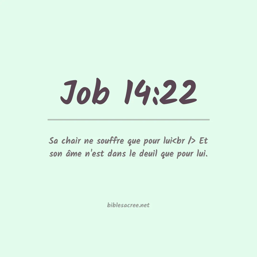 Job - 14:22