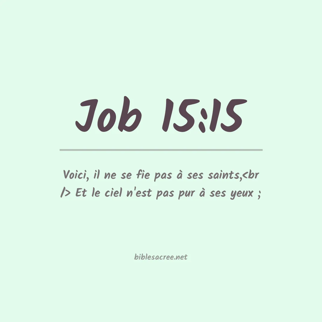 Job - 15:15