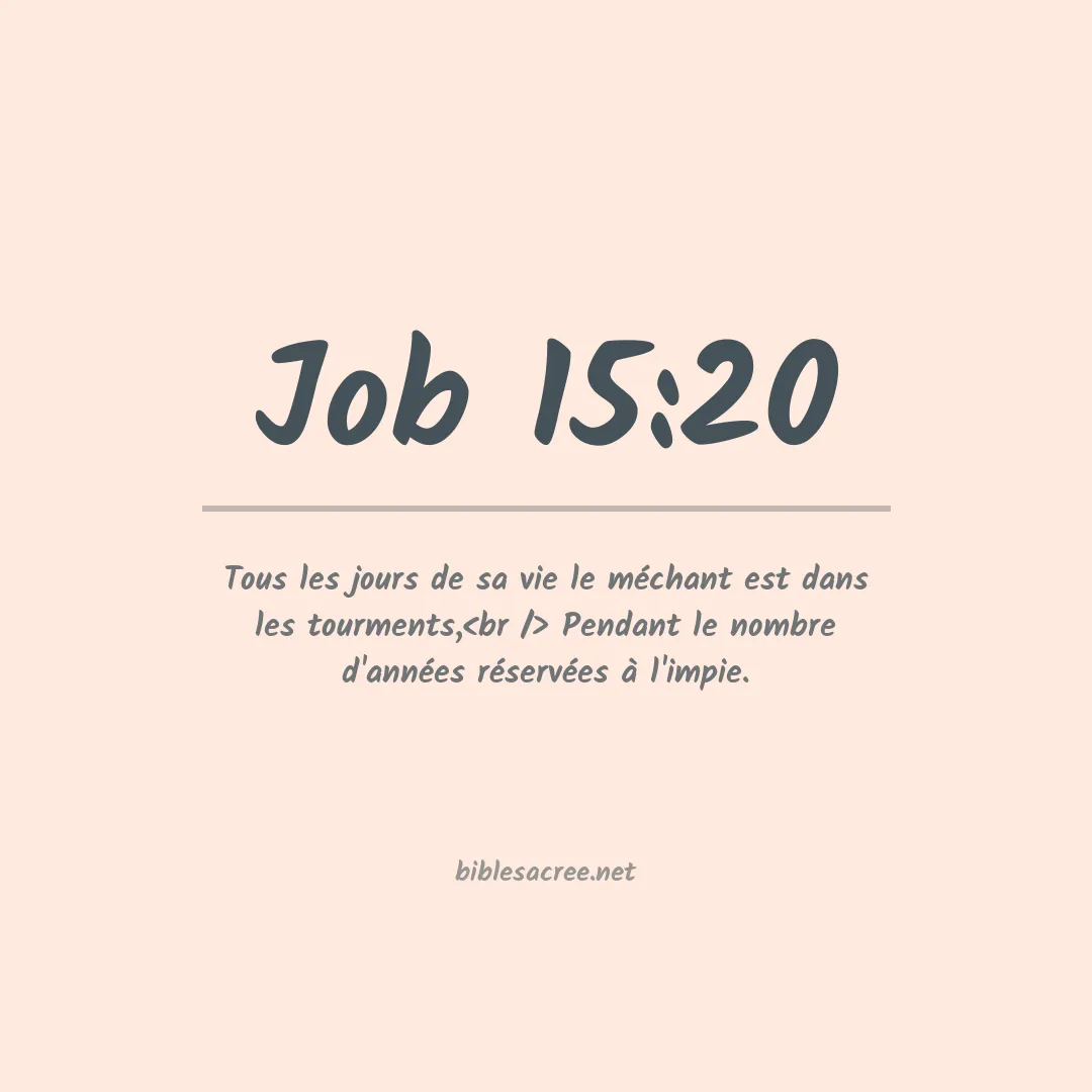 Job - 15:20