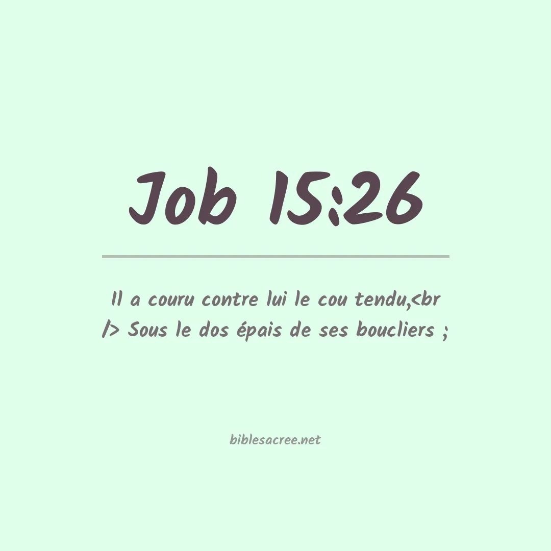 Job - 15:26