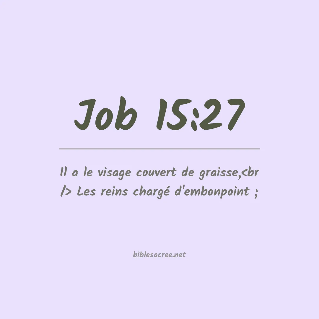Job - 15:27