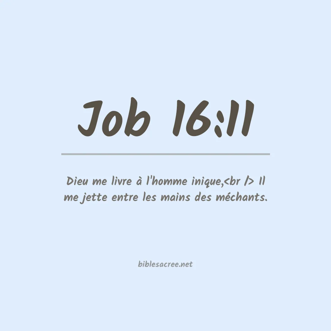 Job - 16:11