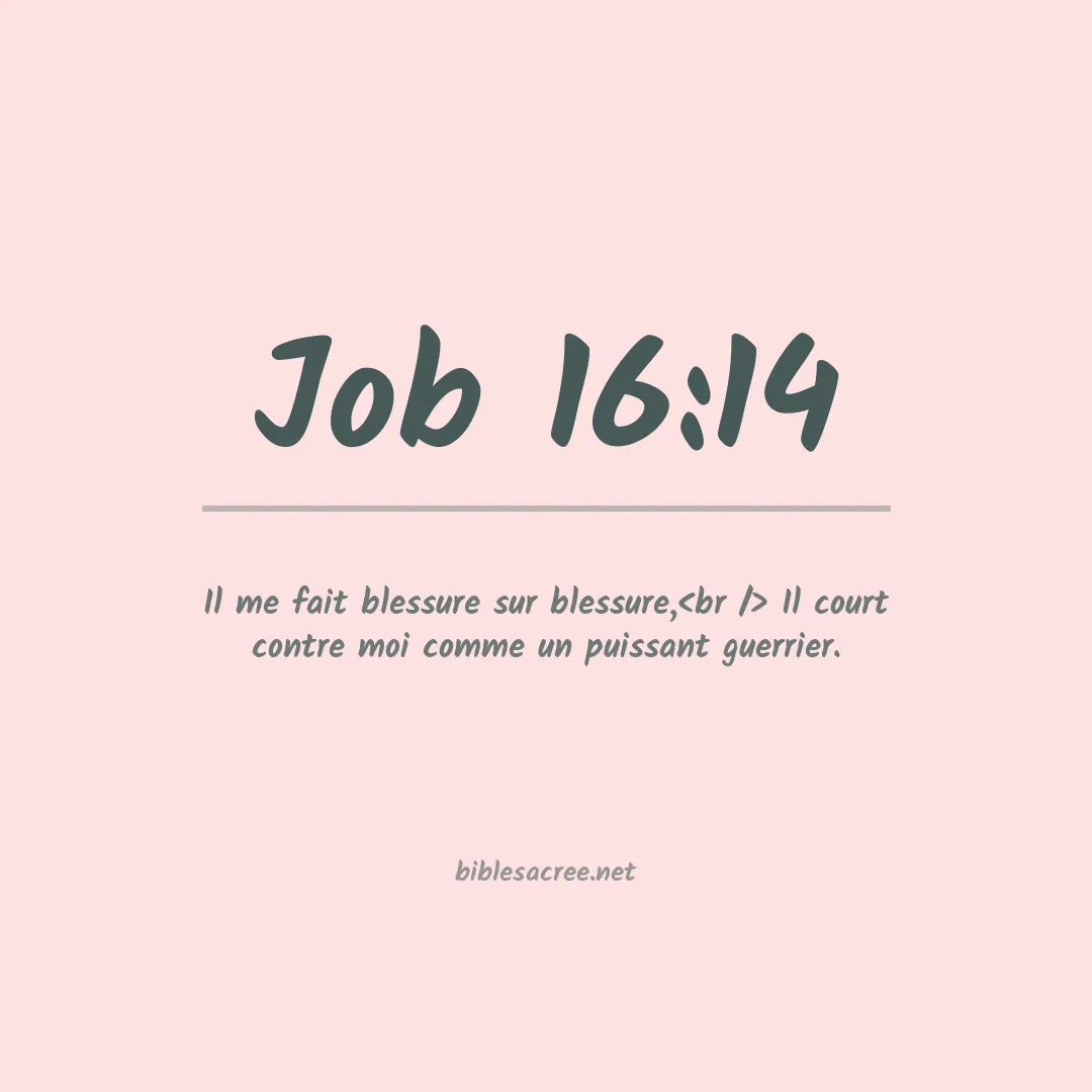 Job - 16:14