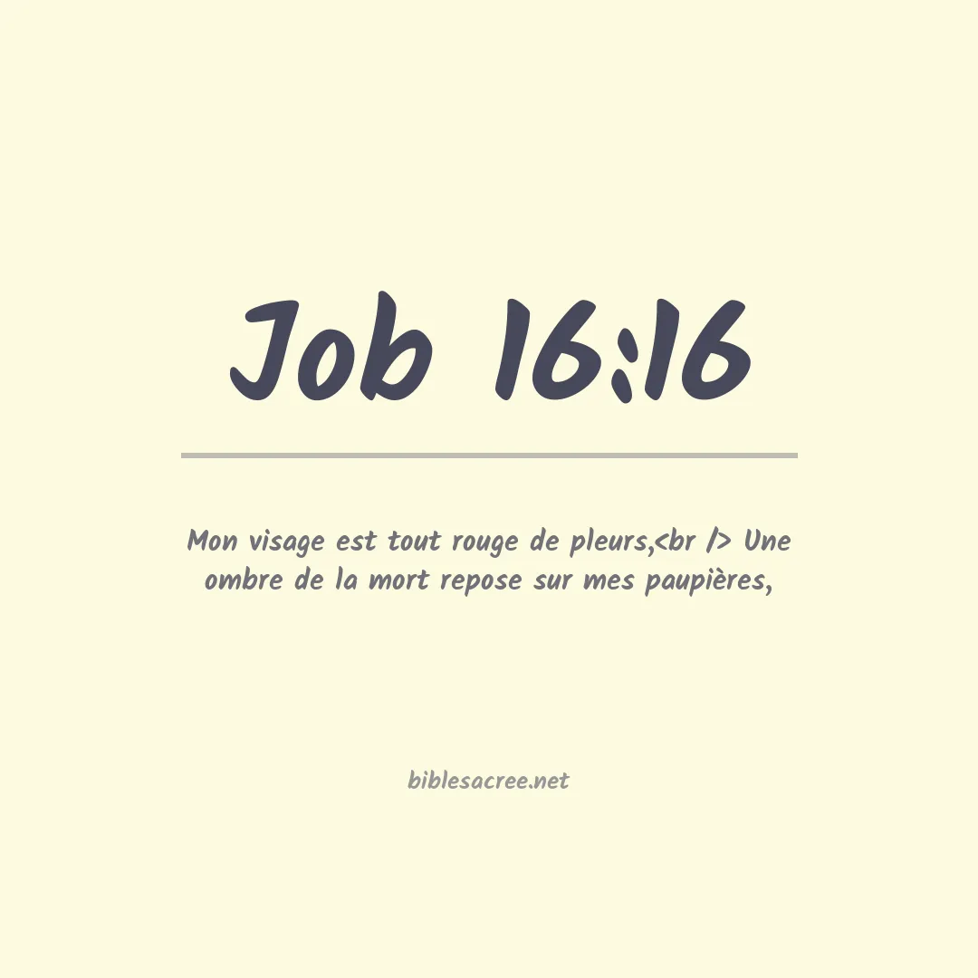 Job - 16:16
