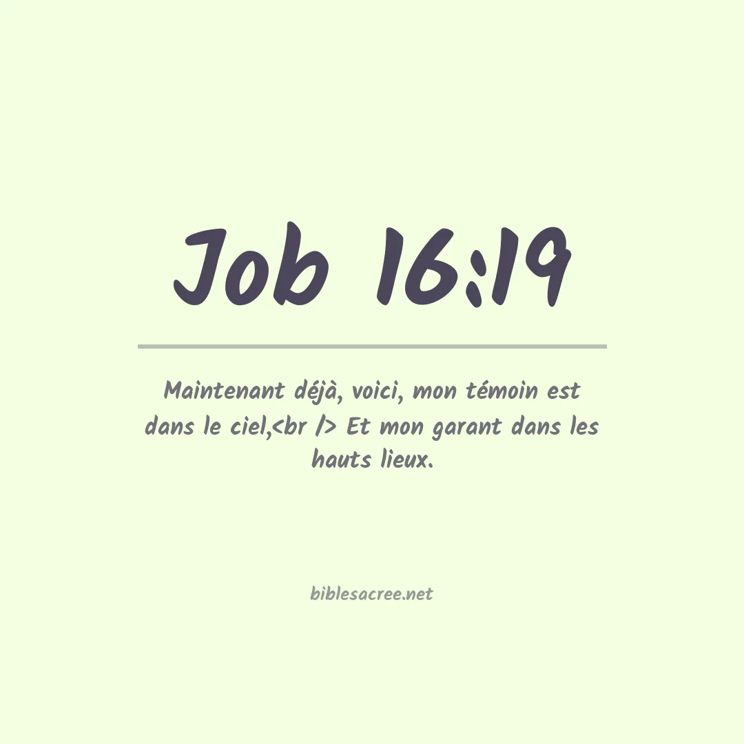Job - 16:19