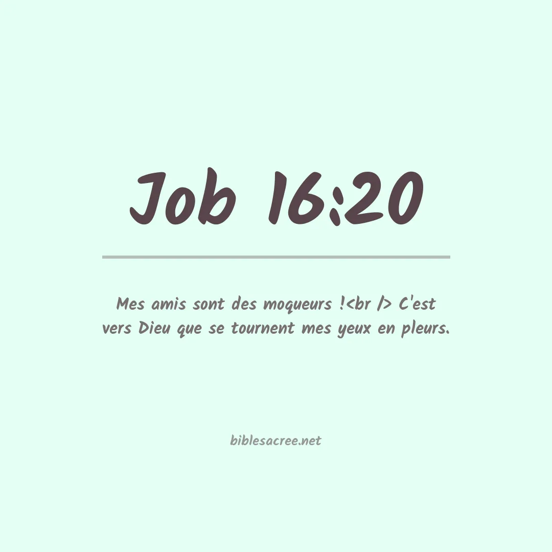 Job - 16:20