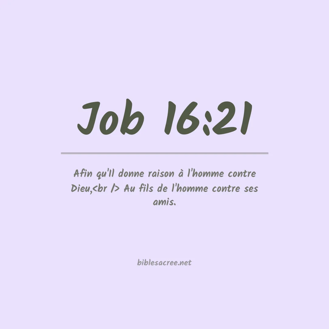 Job - 16:21