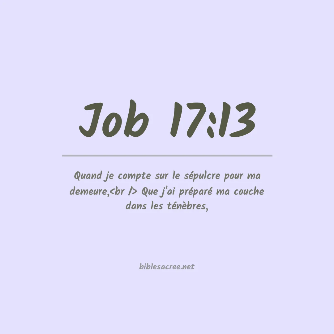 Job - 17:13