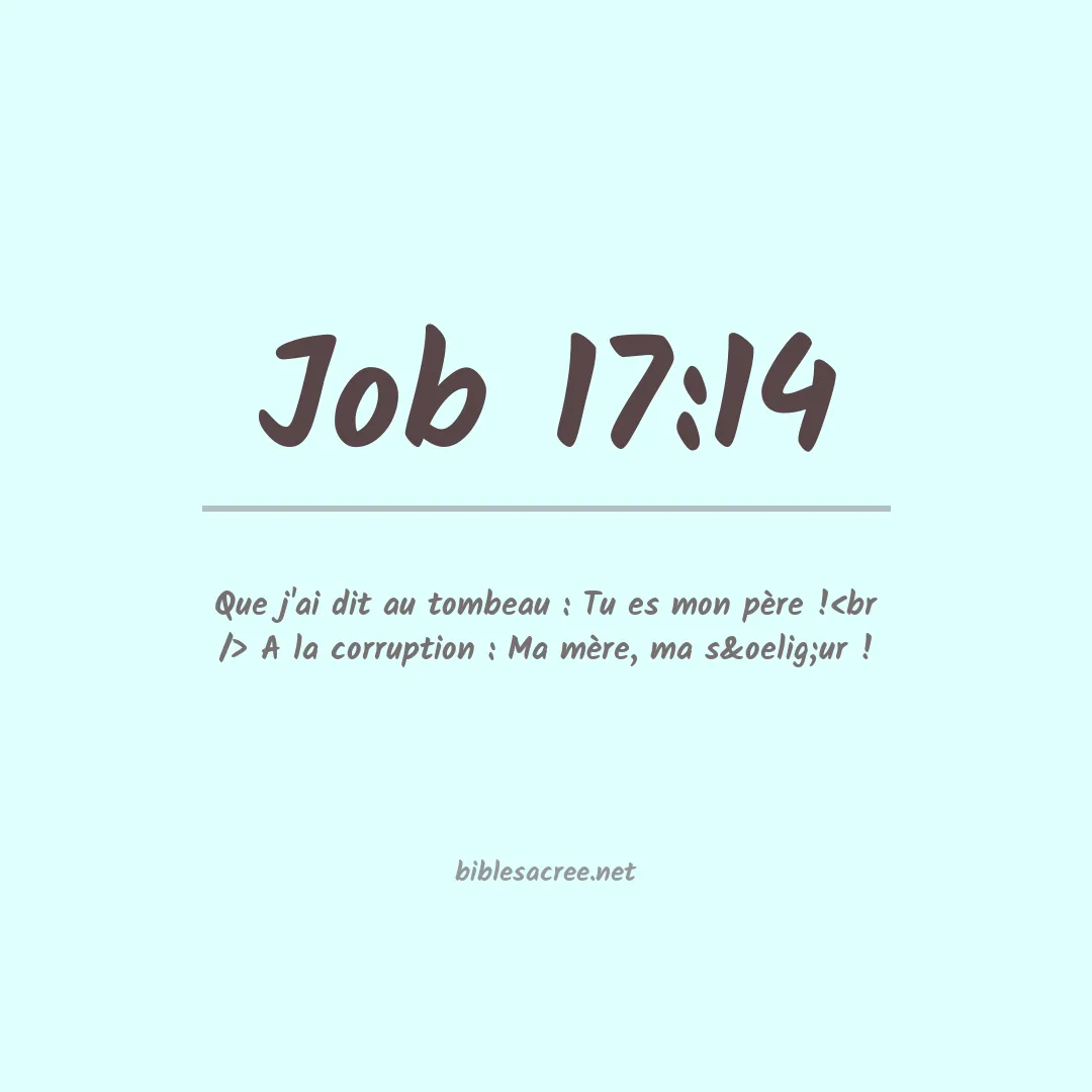 Job - 17:14