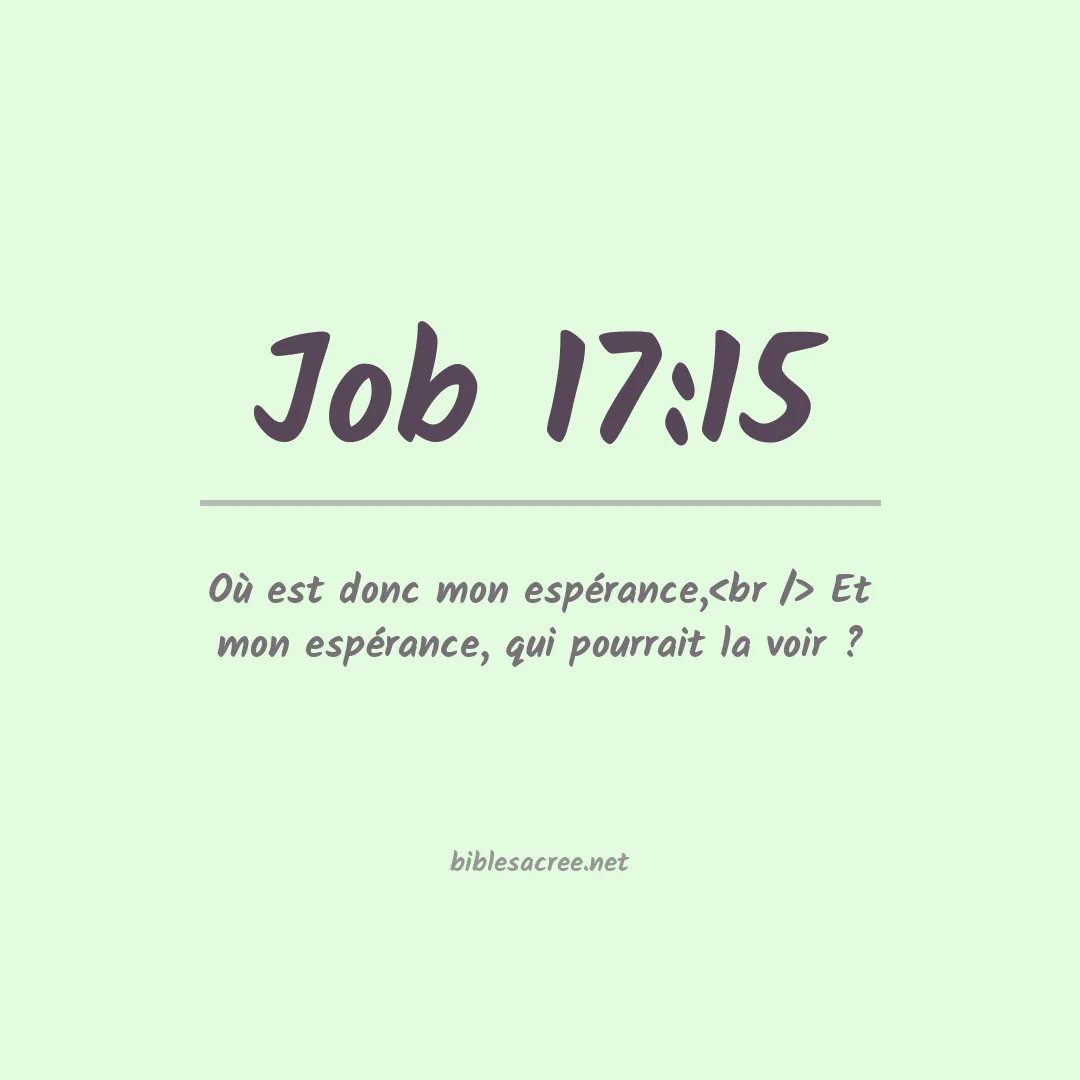 Job - 17:15