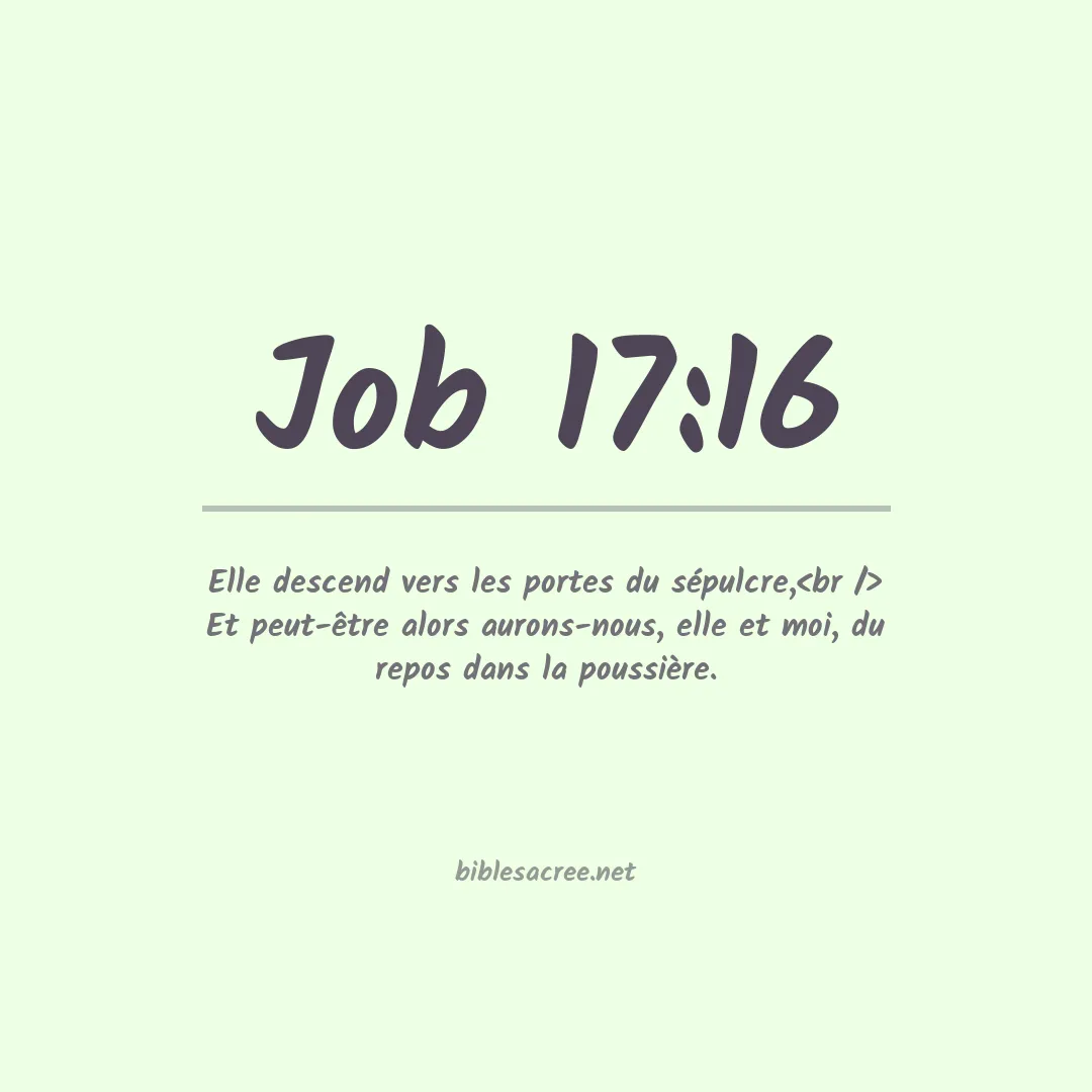 Job - 17:16