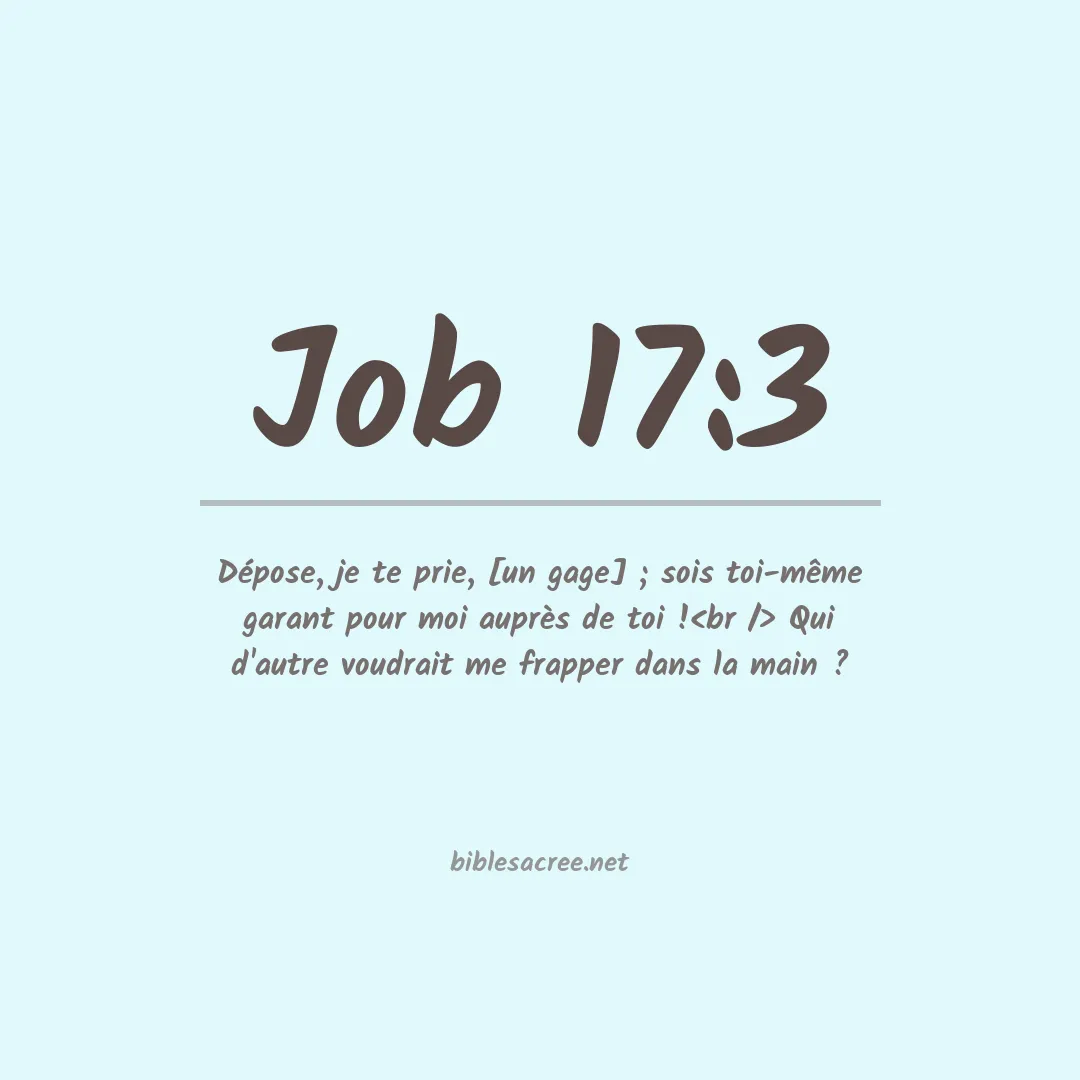 Job - 17:3