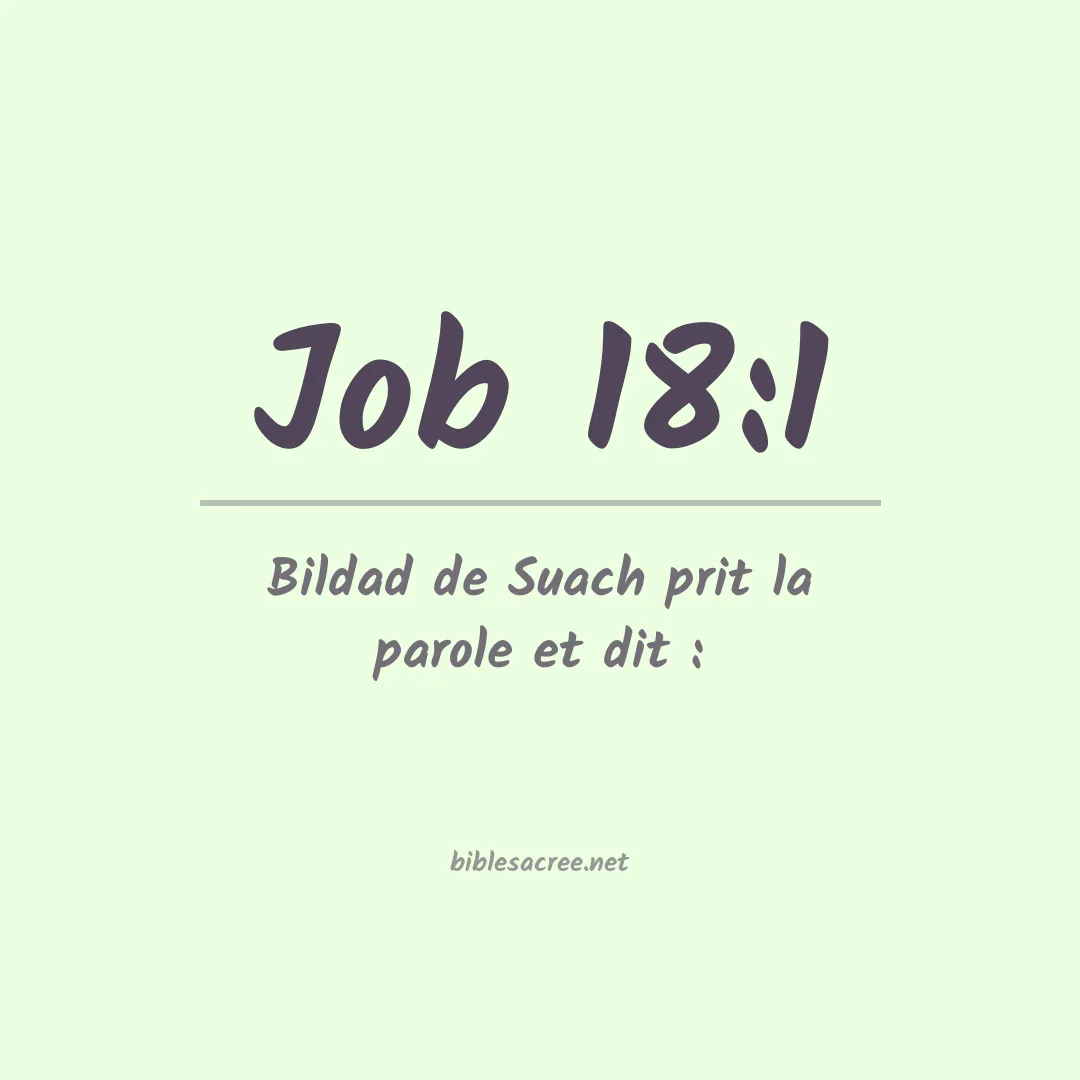 Job - 18:1