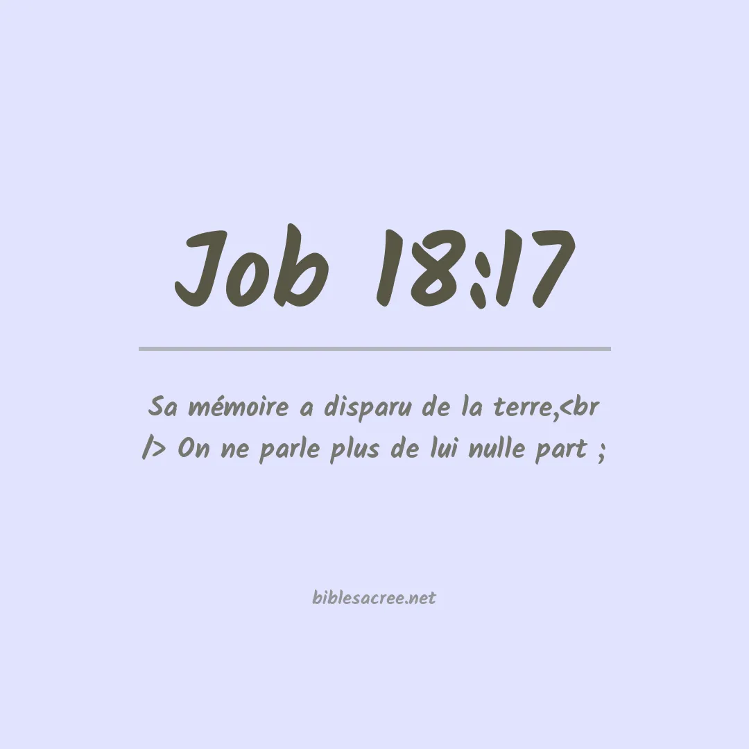 Job - 18:17
