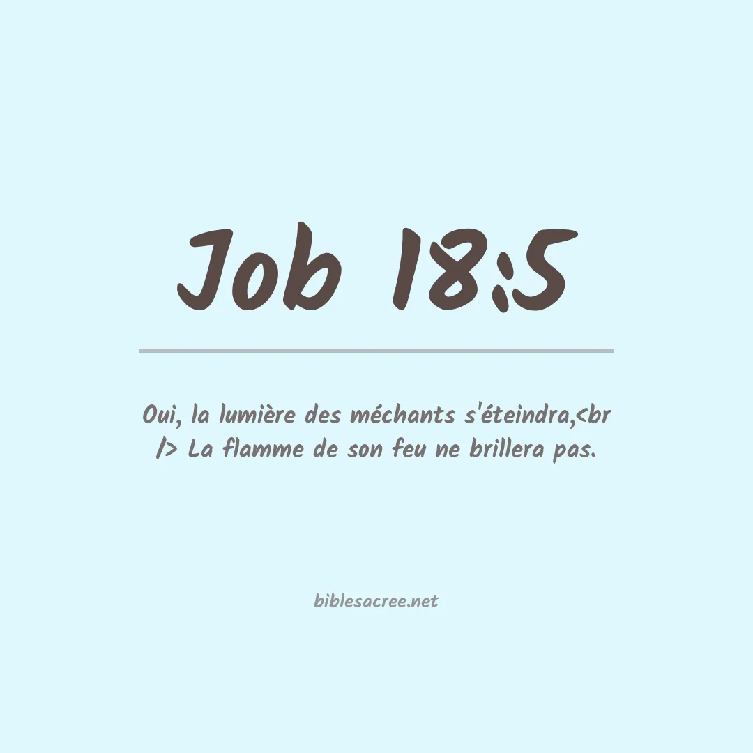 Job - 18:5