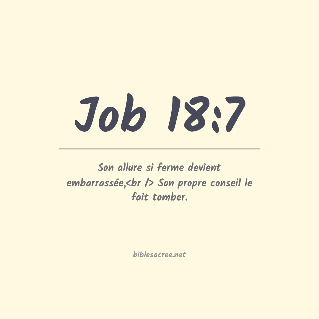 Job - 18:7