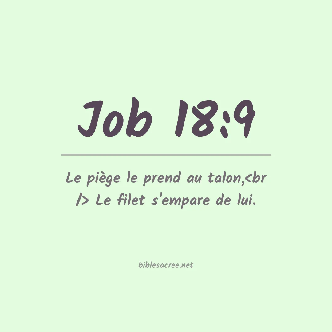 Job - 18:9