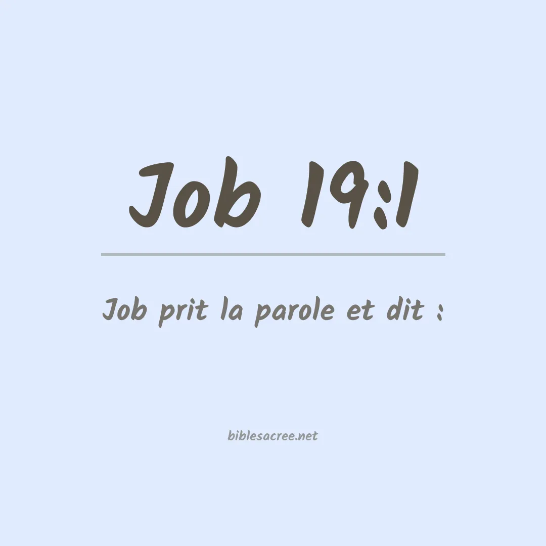 Job - 19:1