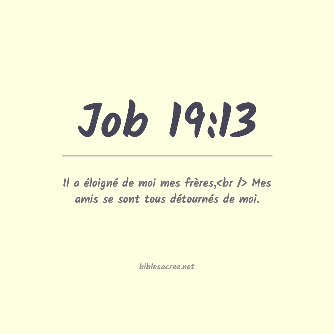 Job - 19:13