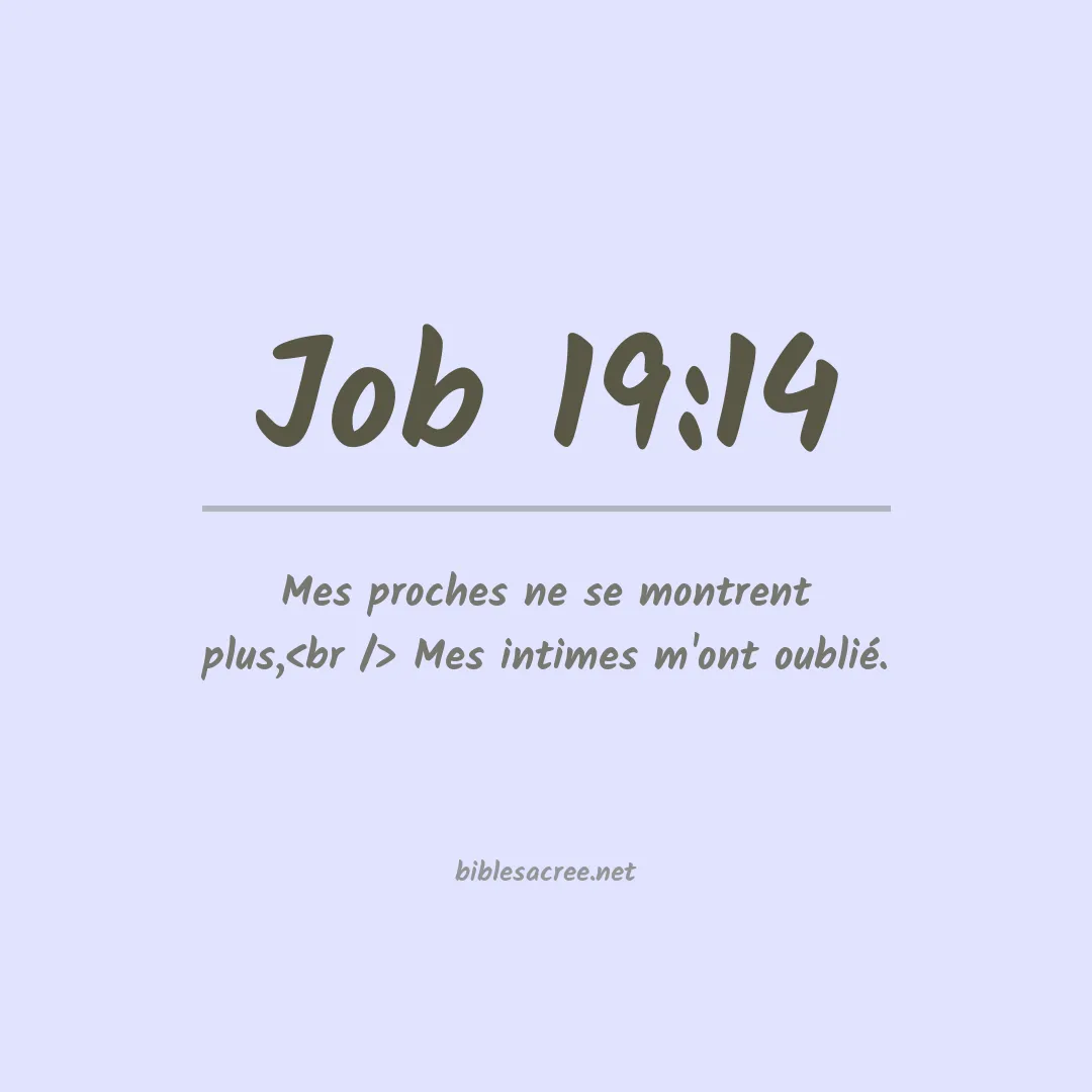 Job - 19:14