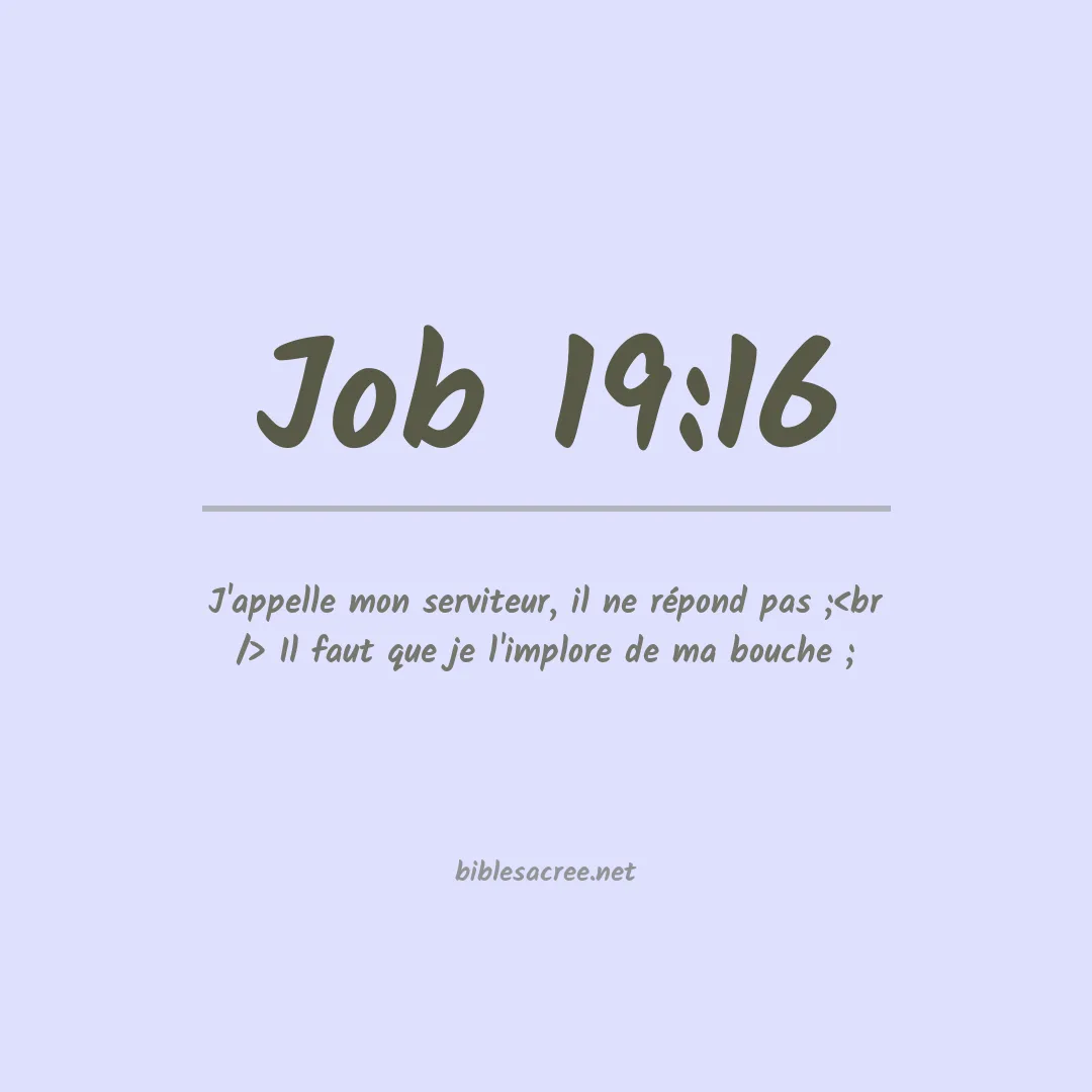 Job - 19:16