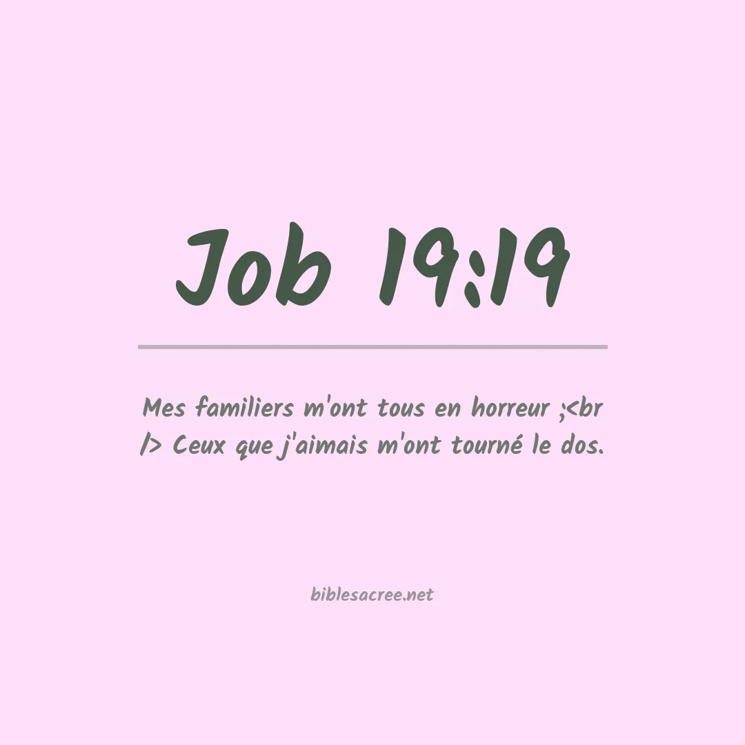 Job - 19:19