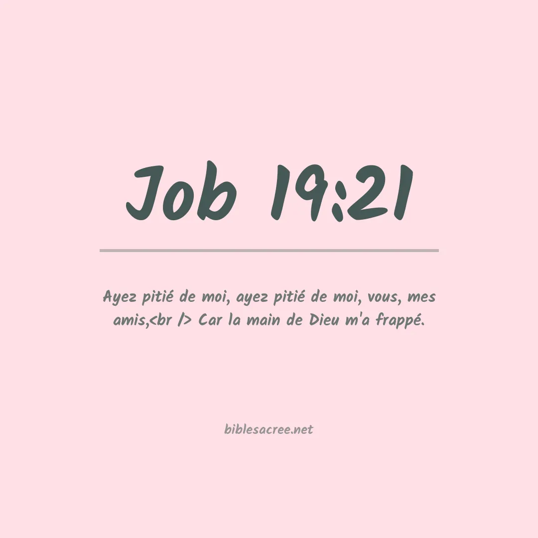 Job - 19:21