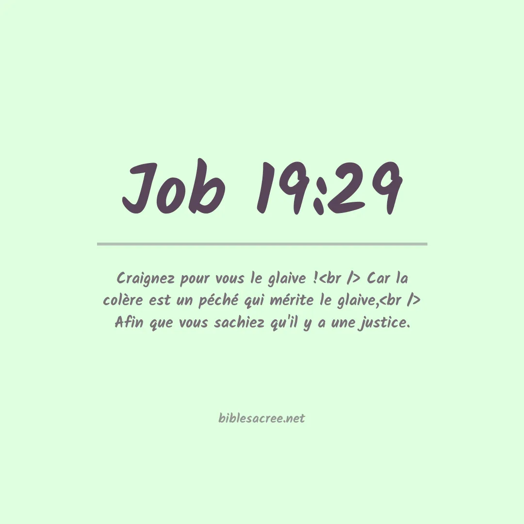 Job - 19:29