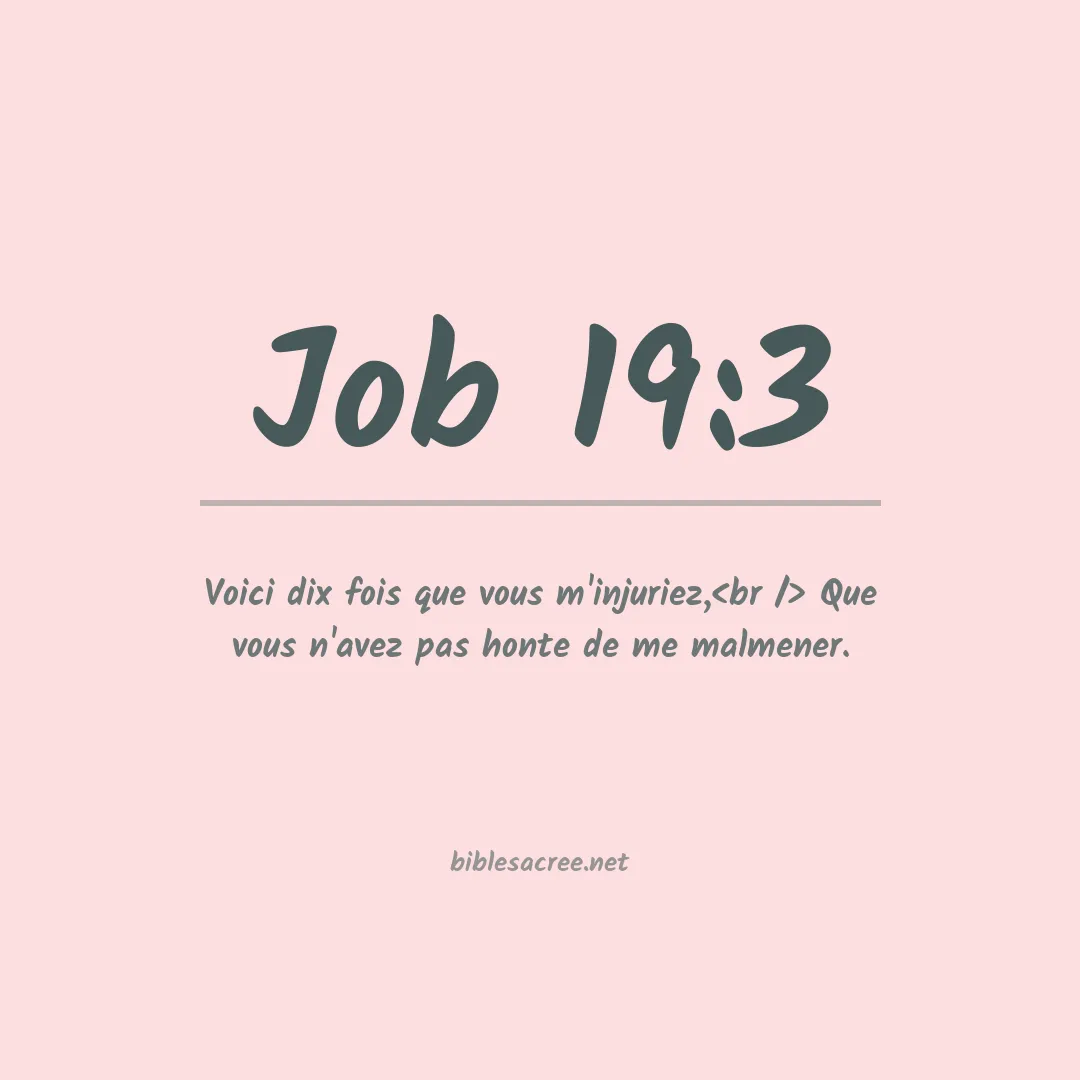 Job - 19:3