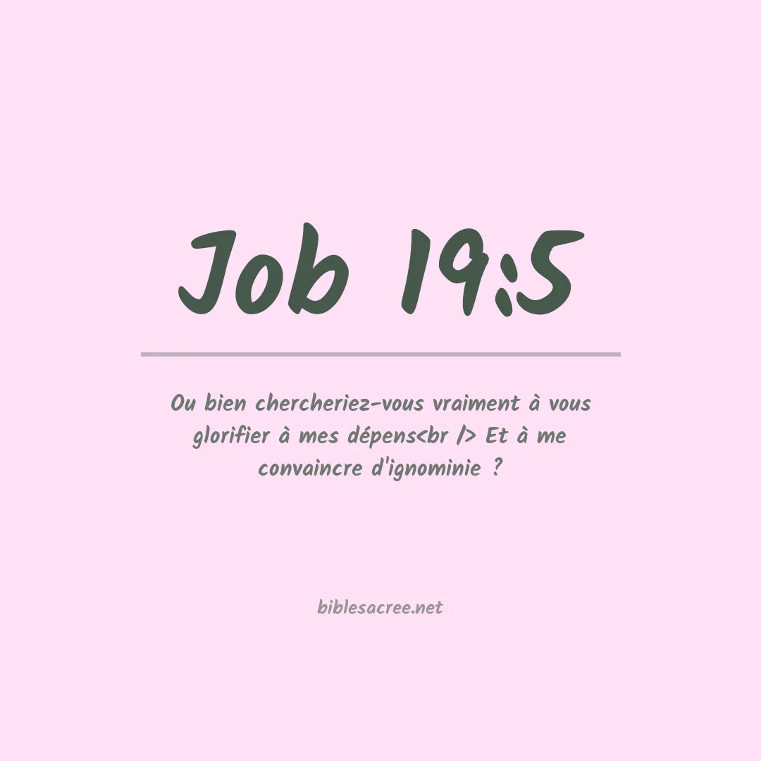 Job - 19:5