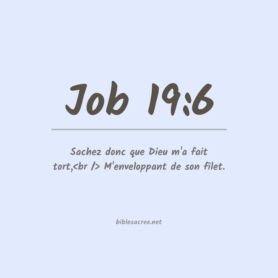 Job - 19:6