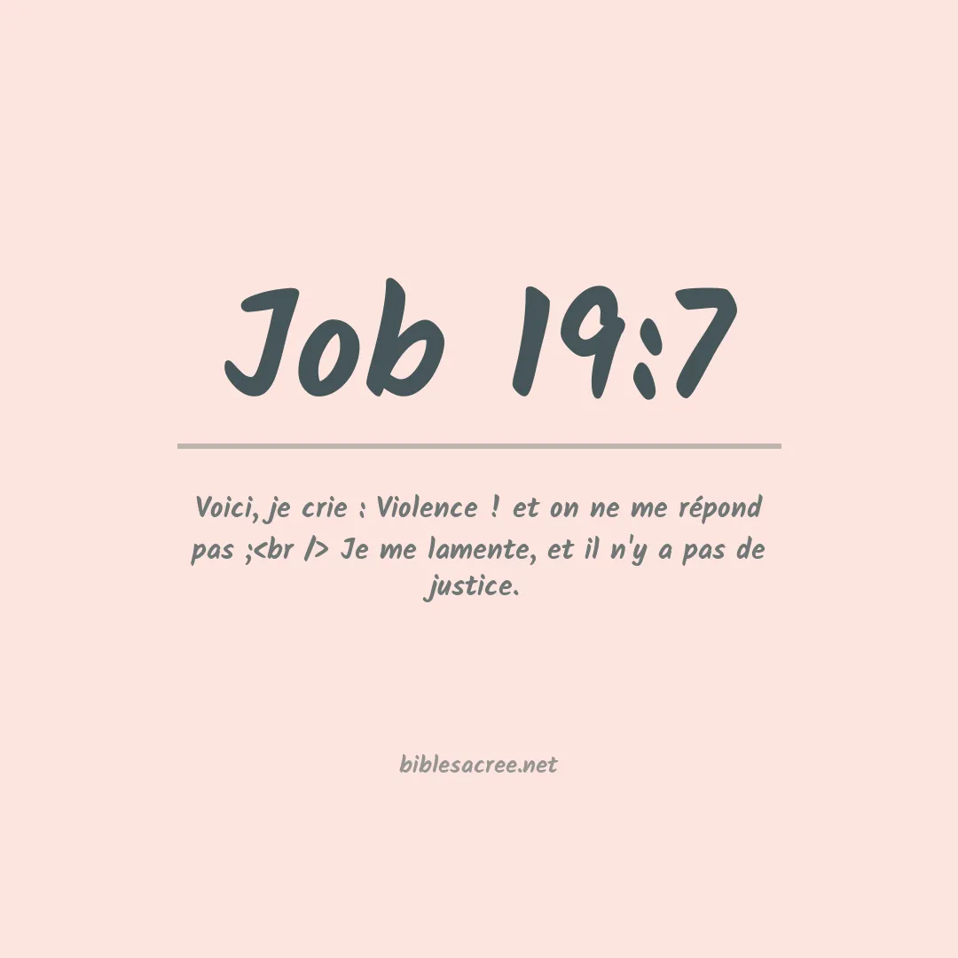 Job - 19:7