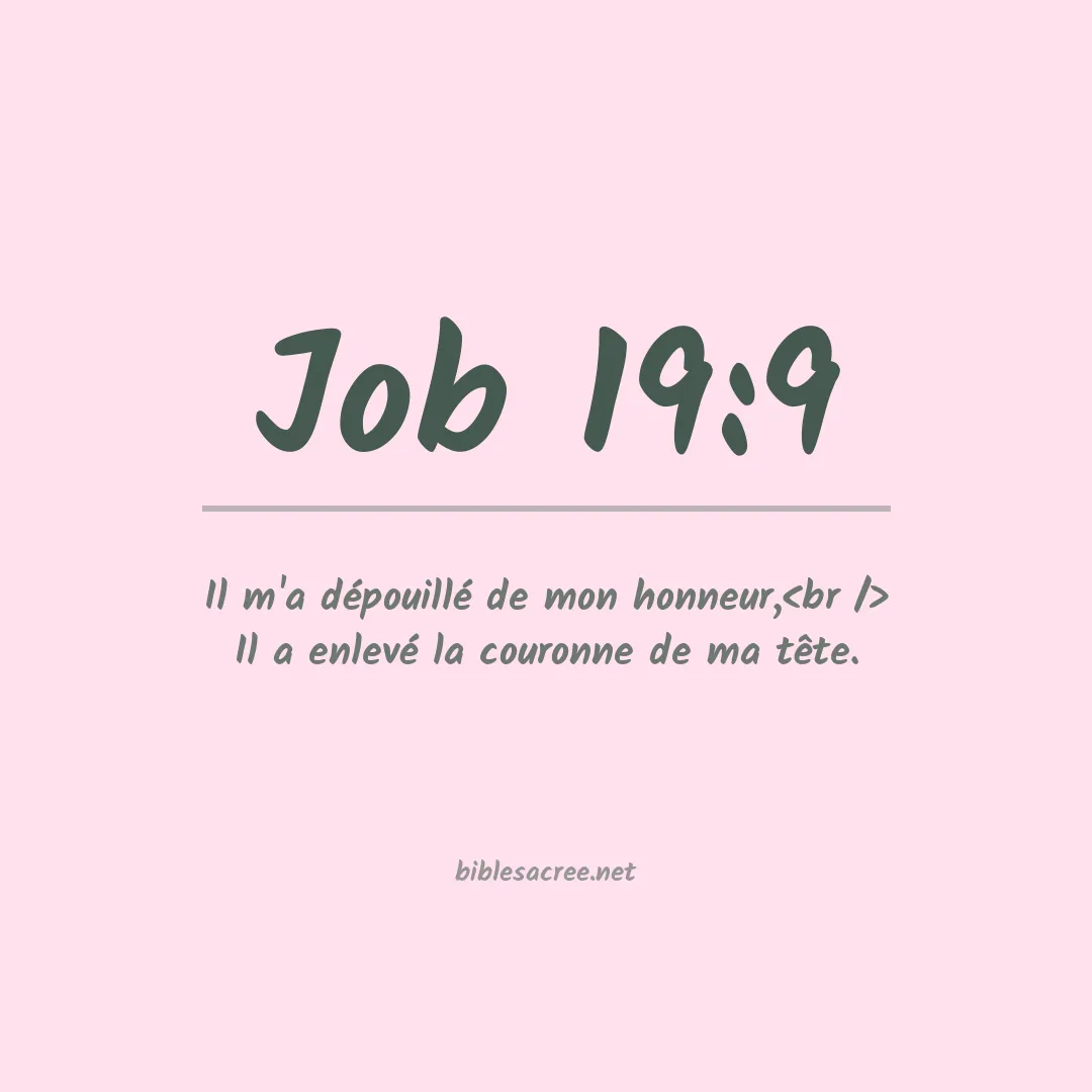 Job - 19:9