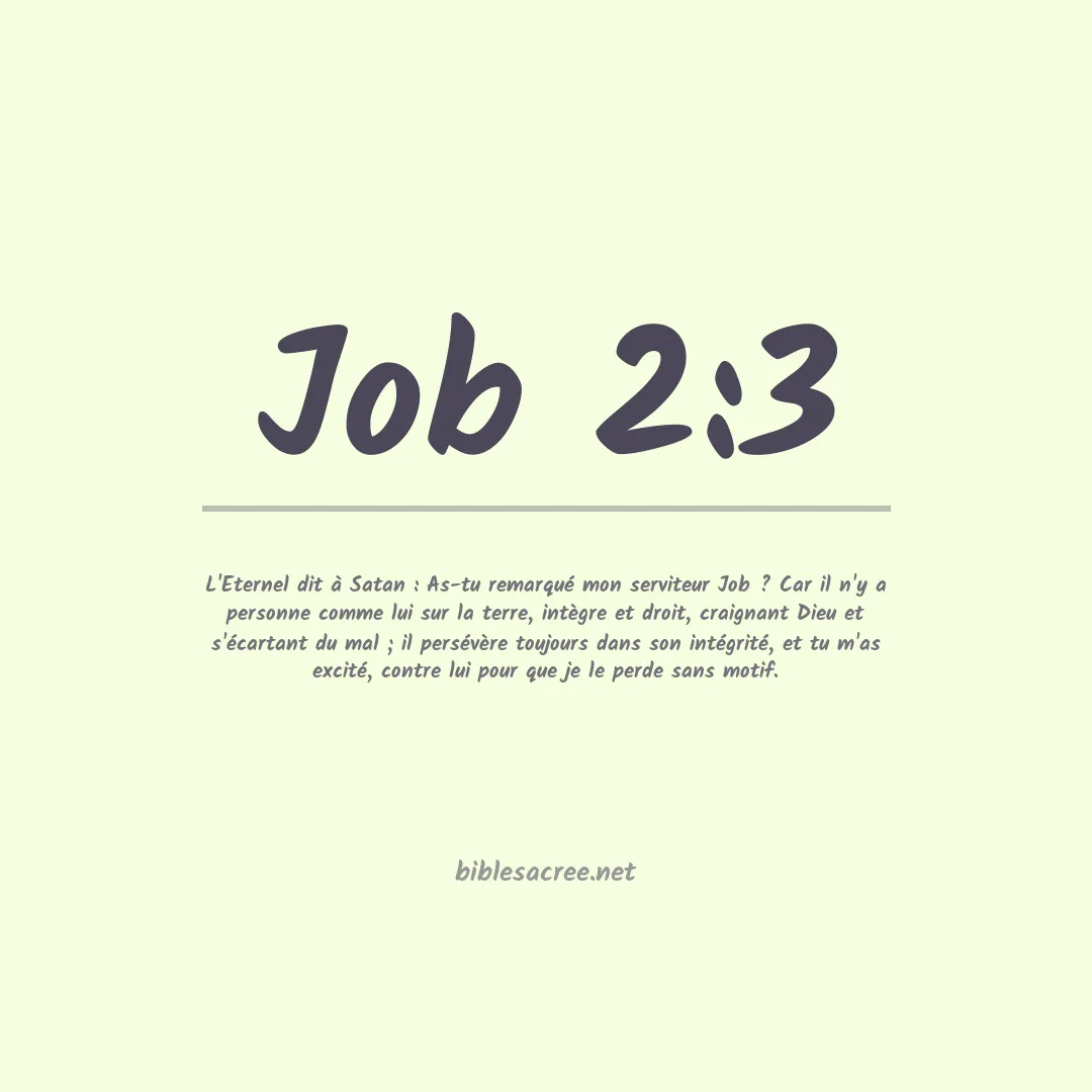 Job - 2:3
