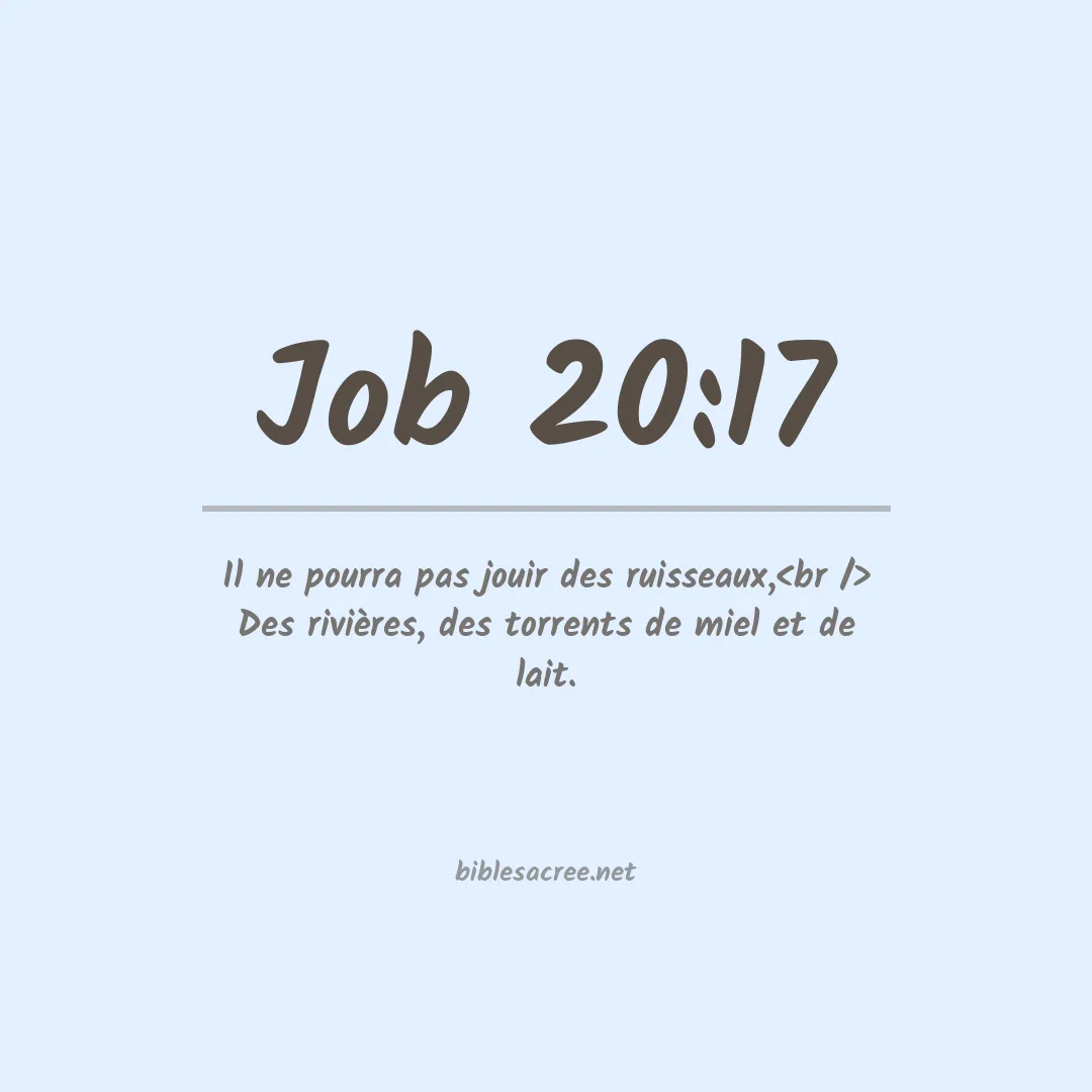 Job - 20:17