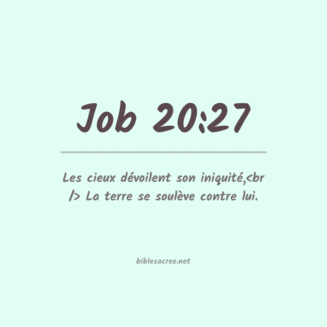 Job - 20:27