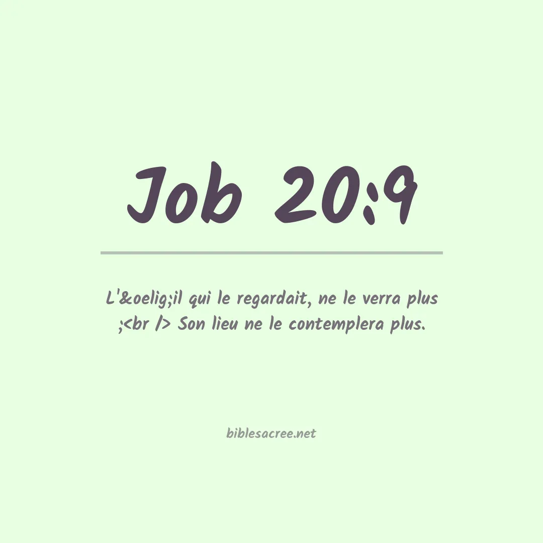 Job - 20:9